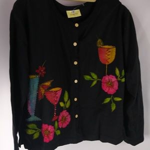 Coconut Reef Cocktails Blouse